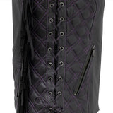 Bandida Women's Motorcycle Leather Vest - First Manufacturing Company - Flyclothing LLC