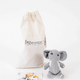 Barry the elephant- mini - bebemoss.com - Flyclothing LLC