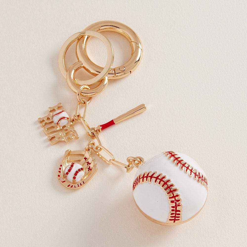 Baseball Keychain / Bag Charm - Madeline Love - Flyclothing LLC