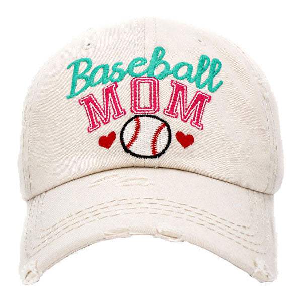 Baseball MOM Vintage Baseball Cap - Madeline Love - Flyclothing LLC