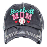 Baseball MOM Vintage Baseball Cap - Madeline Love - Flyclothing LLC