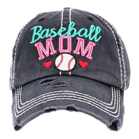 Baseball MOM Vintage Baseball Cap - Madeline Love - Flyclothing LLC