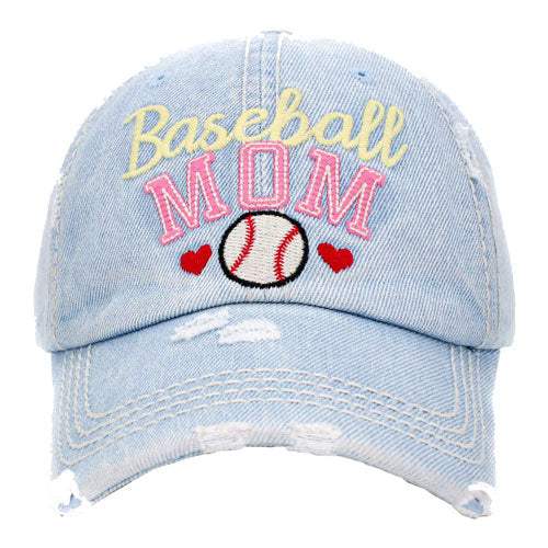 Baseball MOM Vintage Baseball Cap - Madeline Love - Flyclothing LLC