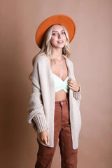 Bat Sleeve Knit Cardigan - Boho Clothing and Accessories - Flyclothing LLC