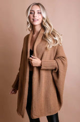 Bat Sleeve Knit Cardigan - Boho Clothing and Accessories - Flyclothing LLC