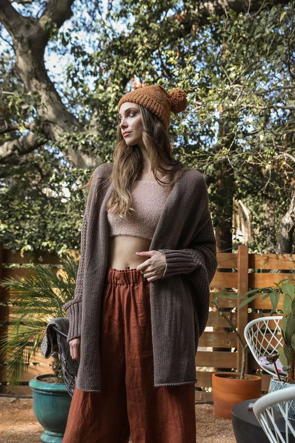 Bat Sleeve Knit Cardigan - Boho Clothing and Accessories - Flyclothing LLC