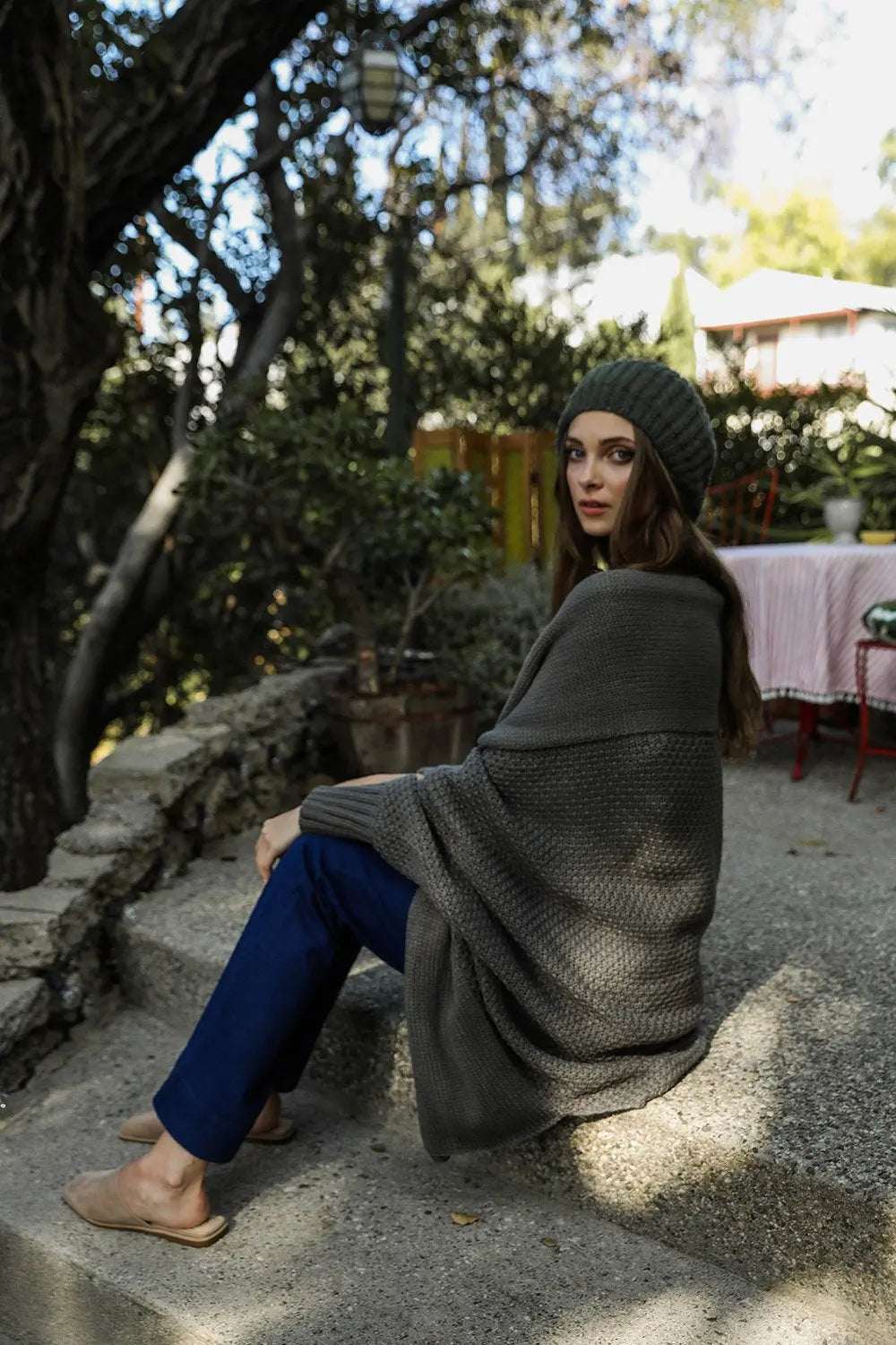 Bat Sleeve Knit Cardigan - Boho Clothing and Accessories - Flyclothing LLC