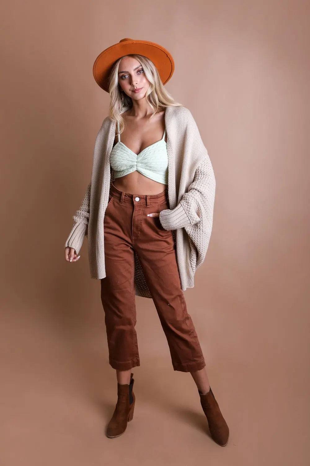 Bat Sleeve Knit Cardigan - Boho Clothing and Accessories - Flyclothing LLC