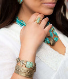 Batik Turquoise Toggle Bracelet - Barse Jewelry - Flyclothing LLC