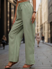 High Waist Wide Leg Pants - Trendsi
