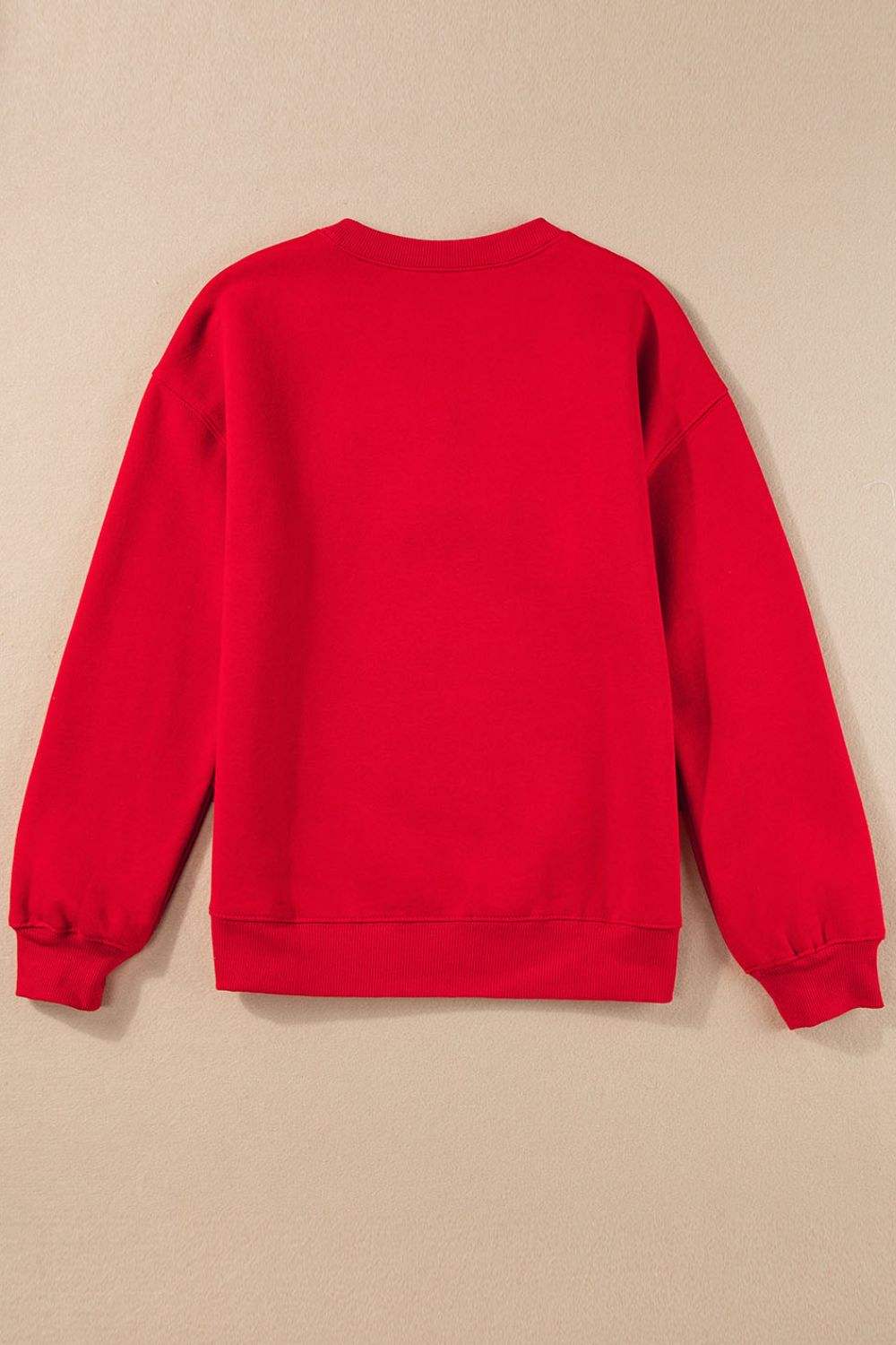 Valentine’s Day XOXO Round Neck Drop Shoulder Sweatshirt - Trendsi - Flyclothing LLC