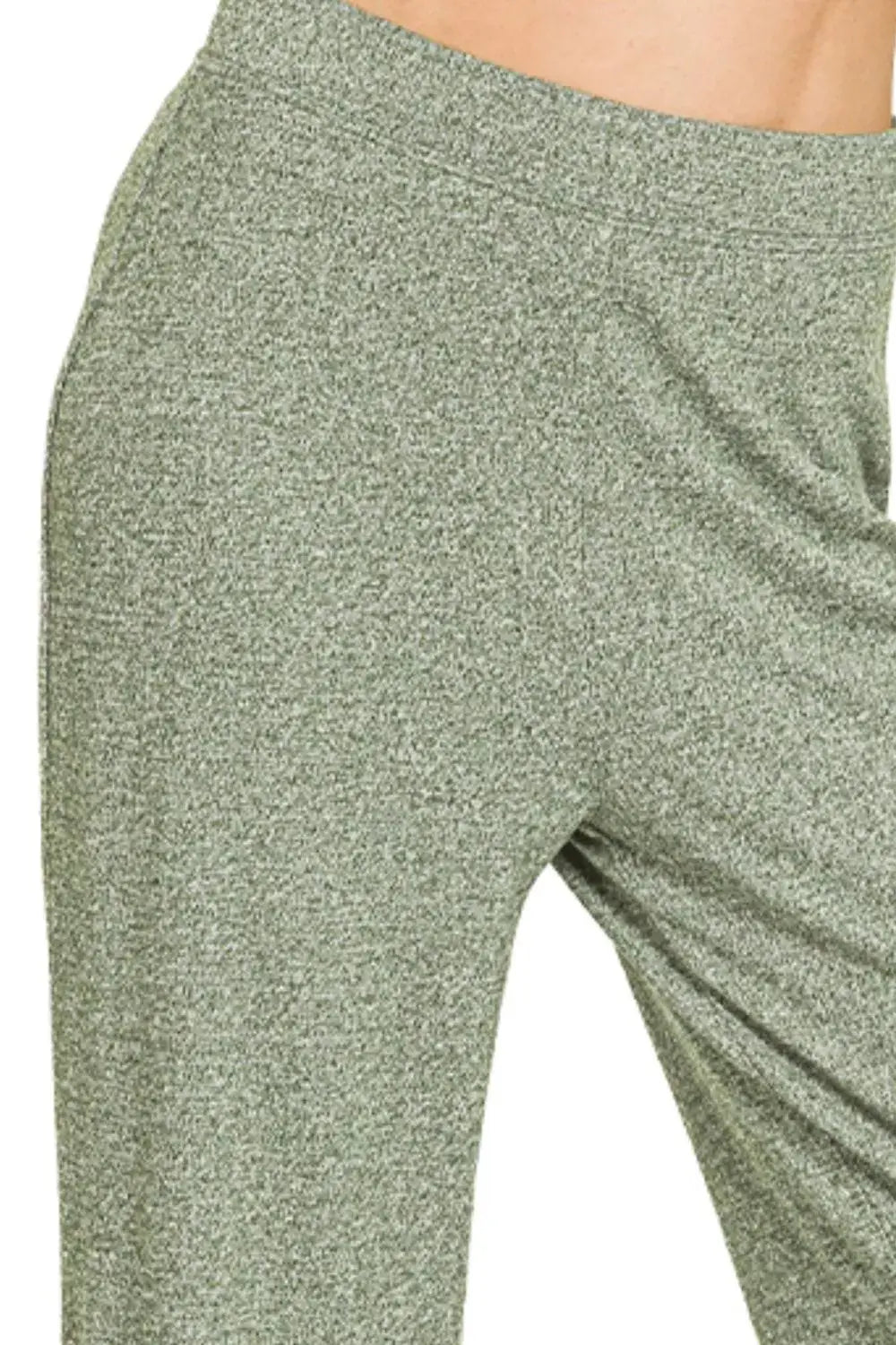 Zenana Soft Elastic Waisted Flare Pants - Trendsi - Flyclothing LLC