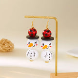 Christmas Snowman Dangle Earrings - Trendsi - Flyclothing LLC