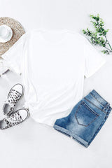 Football Round Neck Short Sleeve T-Shirt - Trendsi - Flyclothing LLC