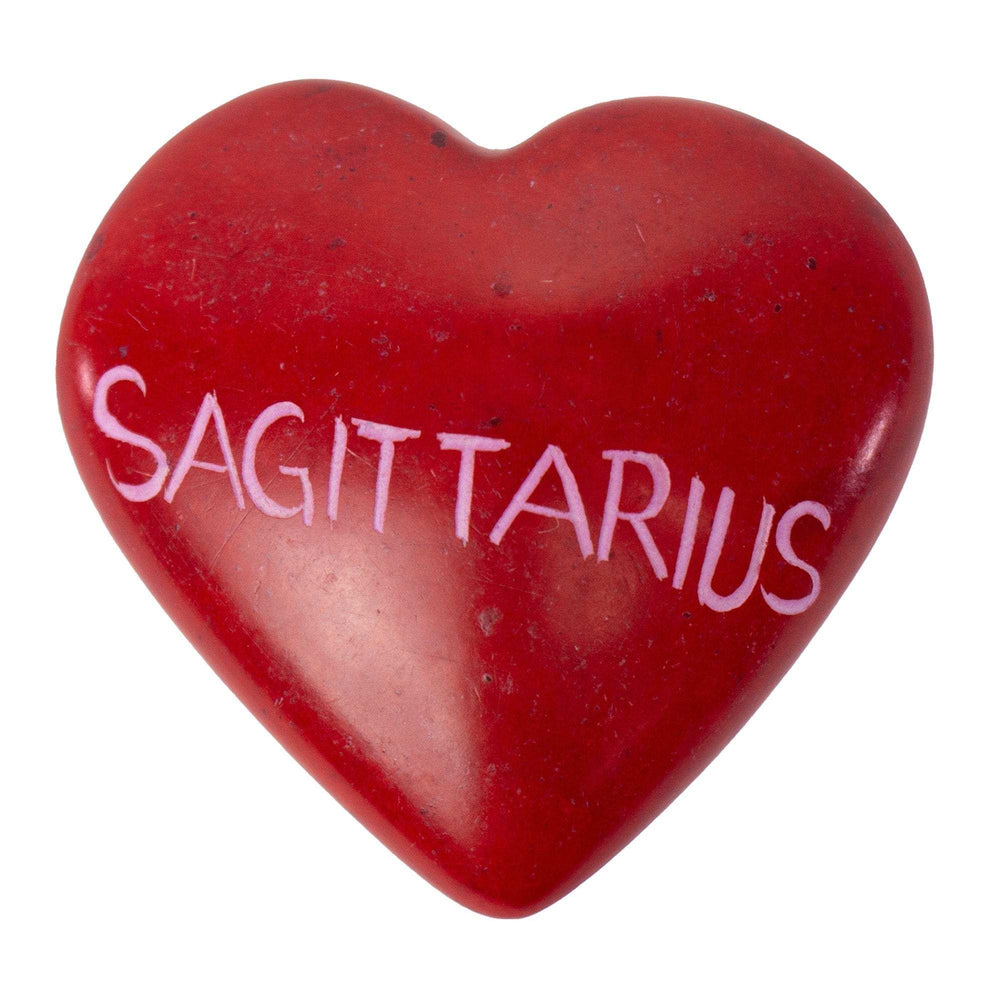 Zodiac Soapstone Hearts, Pack of 5: SAGITTARIUS - SMOLArt - Flyclothing LLC