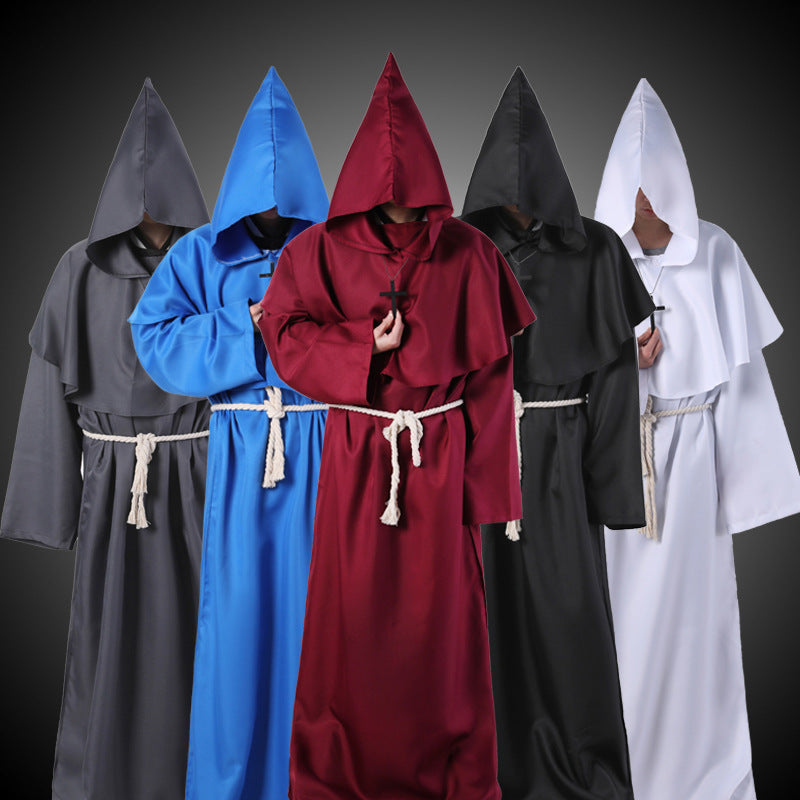 Halloween Costume Medieval Friar Wizard Costume - My Store - Flyclothing LLC