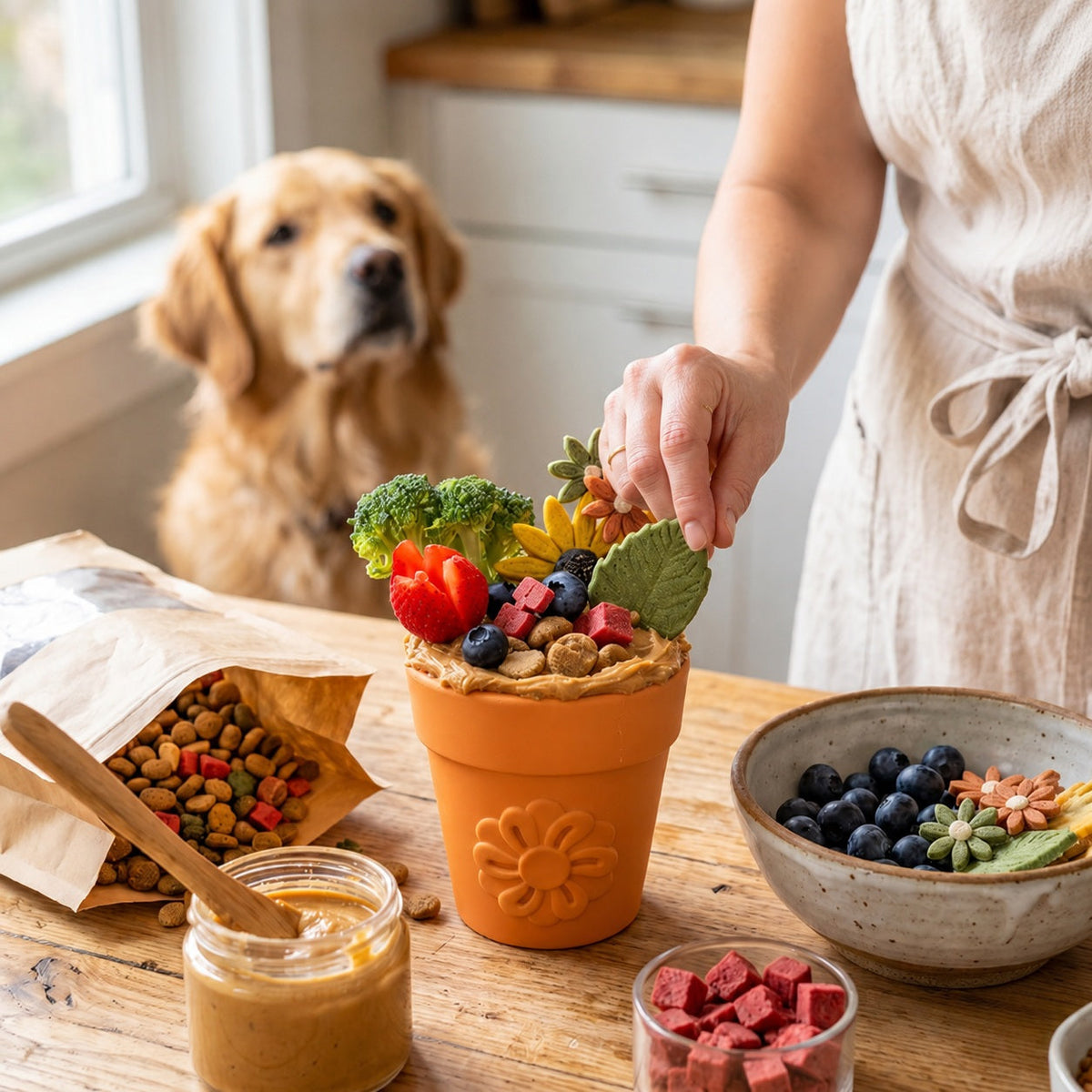 Large Flower Pot eCup Dog Treat Dispenser | Durable USA-Made Enrichment Toy | SodaPup - SodaPup/True Dogs, LLC - Flyclothing LLC