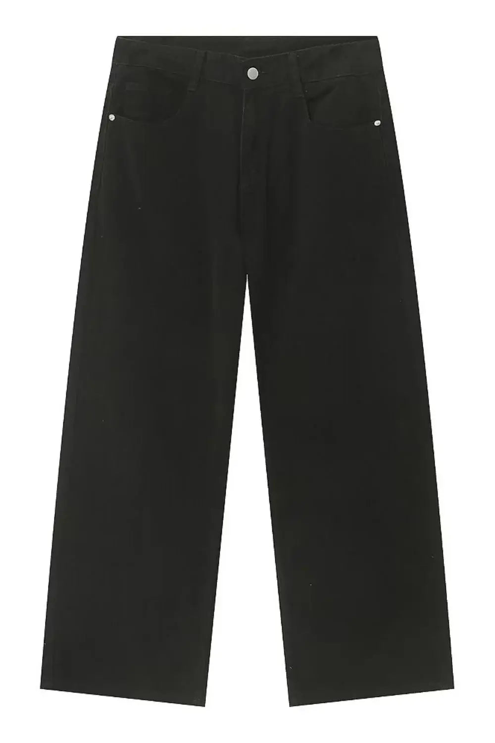 Pocketed Wide Leg Men's Jeans - Trendsi - Flyclothing LLC
