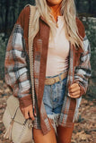 Plaid Button Up Long Sleeve Shacket - Trendsi - Flyclothing LLC