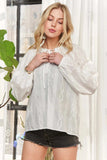 ADORA Cotton Peasant Top - Trendsi - Flyclothing LLC