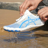 Elastic Lock Laces Mesh Breathable Hike Footwear - Trendsi - Flyclothing LLC