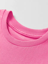 Children's Unicorn Graphic Short Sleeve T-Shirt - Trendsi - Flyclothing LLC