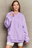 Full Size Drawstring Long Sleeve Hoodie - Trendsi