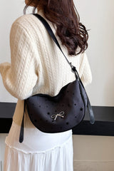 Polyester Printed Adjustable Strap Crossbody Bag - Trendsi