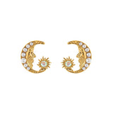 Fashion Stainless Steel Pearl Earrings - My Store - Flyclothing LLC