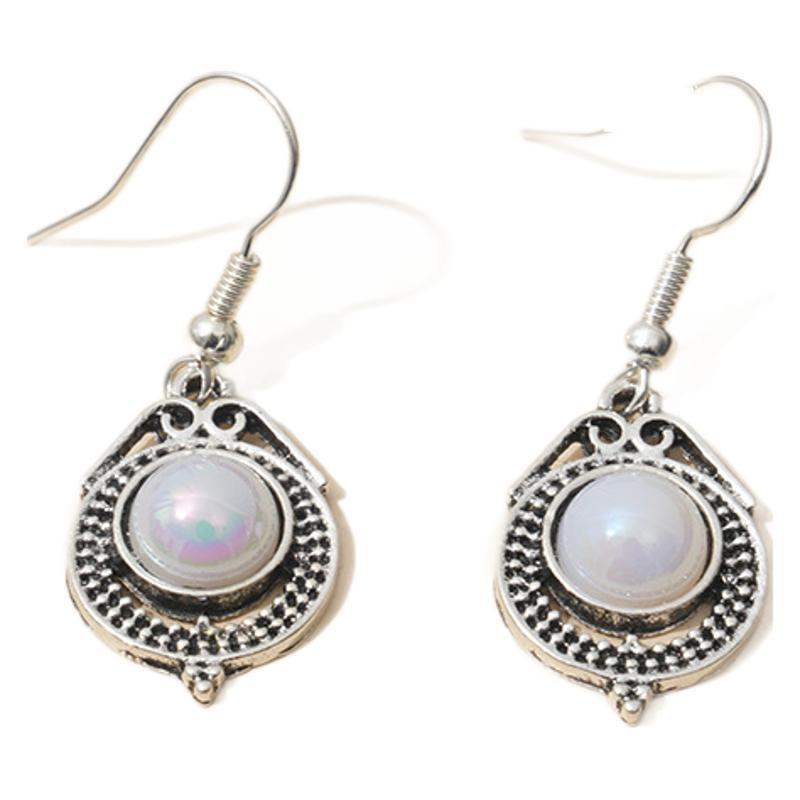 Silver Womens Drop Earrings With A Rotating Droplet Design - My Store - Flyclothing LLC