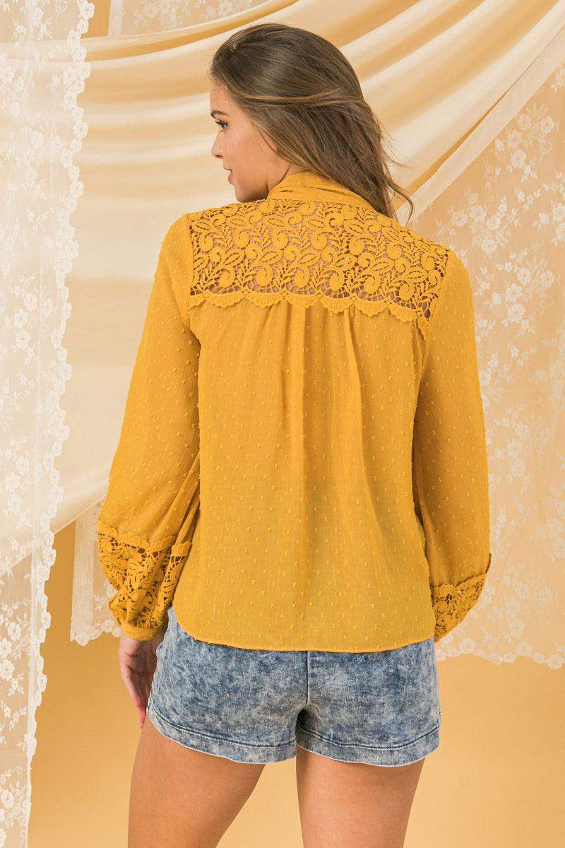STAY AHEAD PEASANT TOP - Flying Tomato - Flyclothing LLC