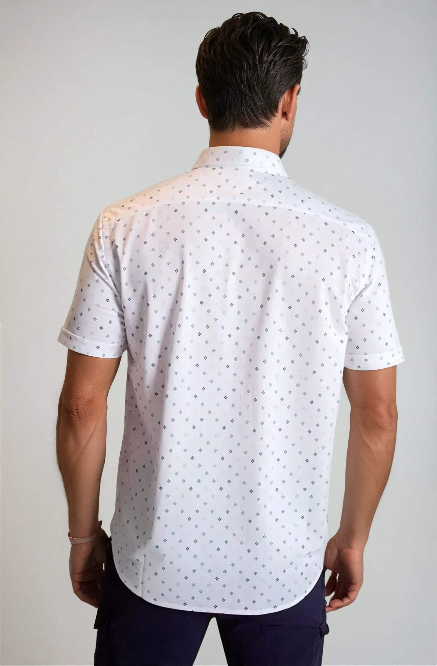 Newport Ditsy Short Sleeve Tech Shirt - Buki - Flyclothing LLC