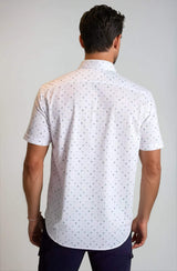 Newport Ditsy Short Sleeve Tech Shirt - Buki - Flyclothing LLC