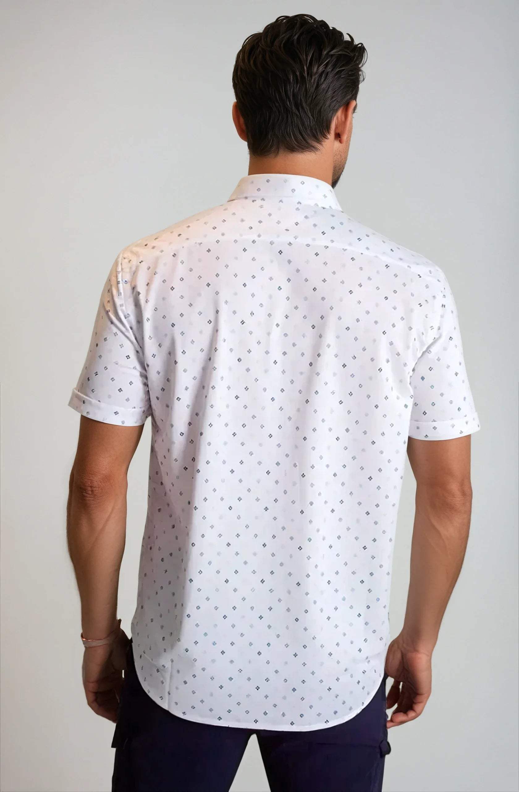 Newport Ditsy Short Sleeve Tech Shirt - Buki - Flyclothing LLC