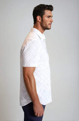 Newport Ditsy Short Sleeve Tech Shirt - Buki - Flyclothing LLC