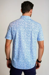 Five-O Floral Short Sleeve Tech Shirt - Buki - Flyclothing LLC