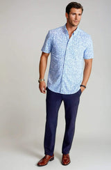 Five-O Floral Short Sleeve Tech Shirt - Buki - Flyclothing LLC