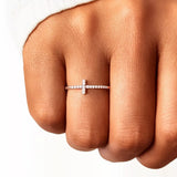 925 Sterling Silver Cross Ring - Trendsi - Flyclothing LLC