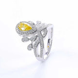 1 Carat Moissanite 925 Sterling Silver Ring - Trendsi - Flyclothing LLC