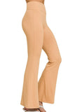 Zenana Buttery Soft Flare Leg High Waist Yoga Pants - Trendsi