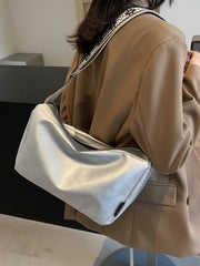 PU Leather Adjustable Strap Crossbody Bag - Trendsi