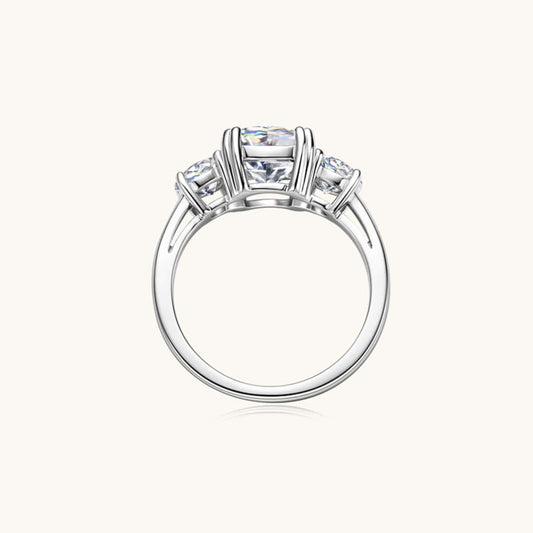 3.5 Carat Moissanite 925 Sterling Silver Ring - Trendsi