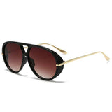 Aviator Fashion Sunglasses with Yellow Tinted Lenses - Trendsi - Flyclothing LLC