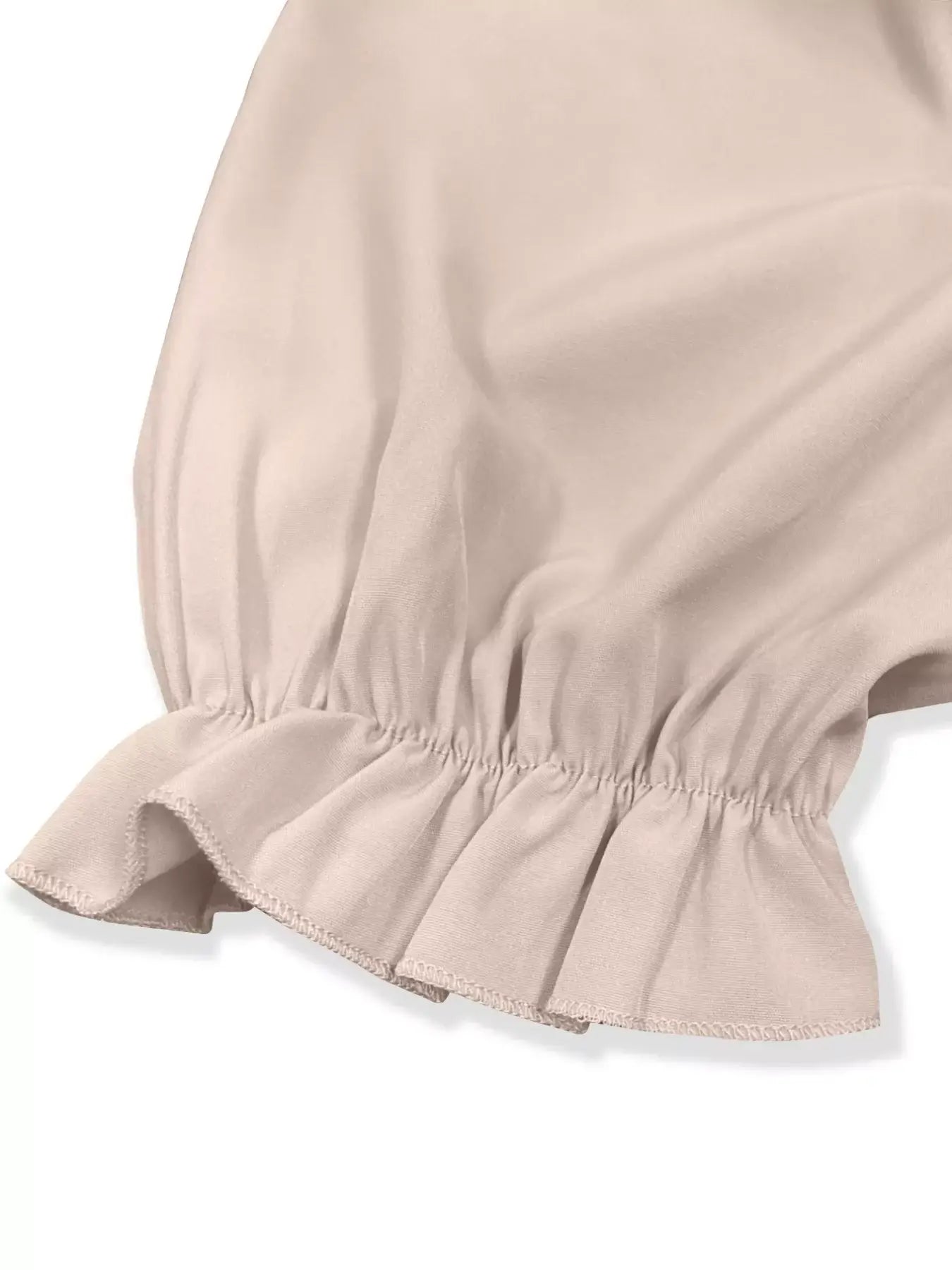 Square Neck Puff Sleeve A-Line Mini Dress - Trendsi - Flyclothing LLC