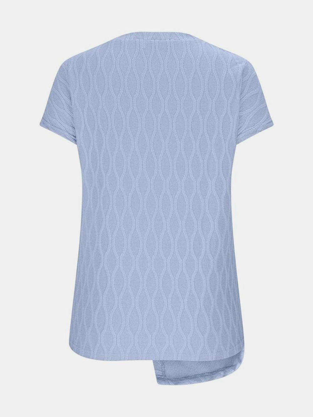 Full Size Round Neck Short Sleeve T-Shirt - Trendsi - Flyclothing LLC