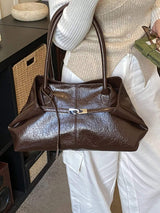 PU Leather Shoulder Bag - Trendsi - Flyclothing LLC