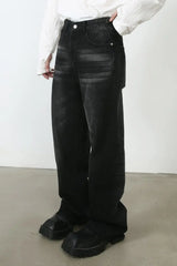 Men's Frayed Hem Jeans - Trendsi - Flyclothing LLC