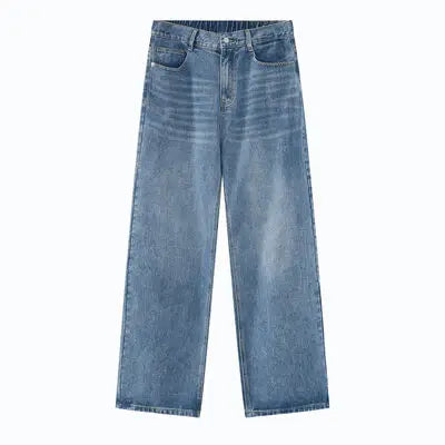 Baggy Jeans with Pockets - Trendsi - Flyclothing LLC
