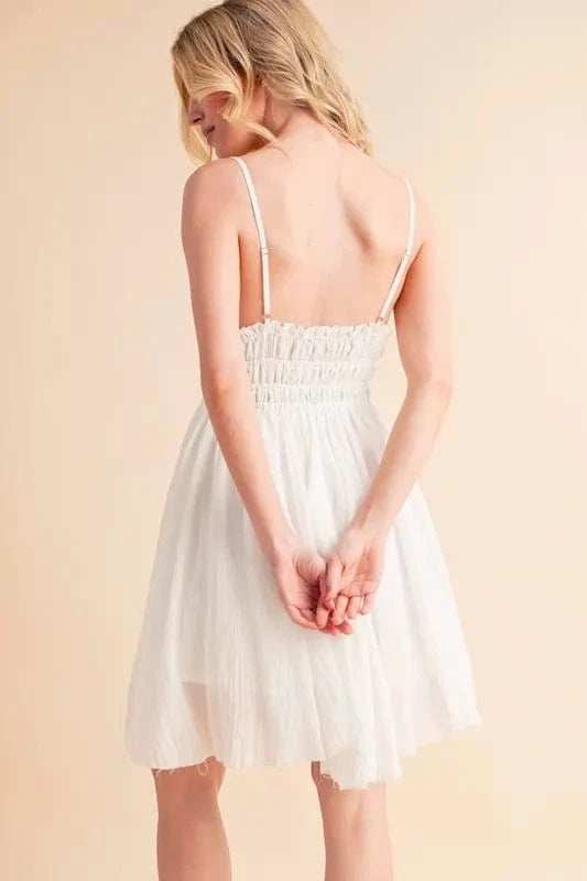 Aemi+Co Lace Detail Mini Cami Dress - Trendsi - Flyclothing LLC