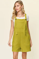 Double Take Full Size Texture Sleeveless Romper - Trendsi - Flyclothing LLC